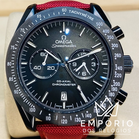 Omega Speedmaster Dark Side of the Moon Vermelho