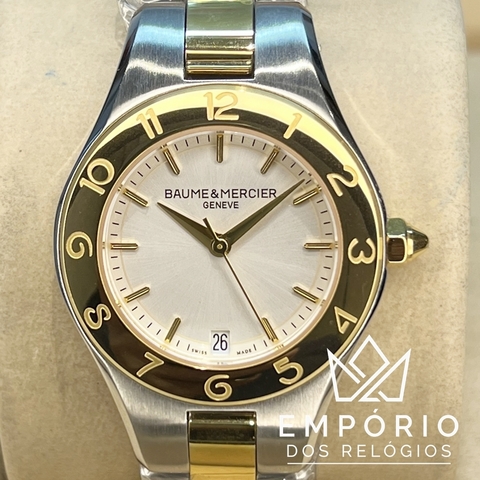 Baume & Mercier Linea Aço e Dourado