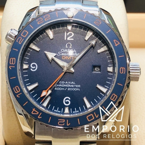Omega Seamaster Planet Ocean GoodPlanet GMT Aço