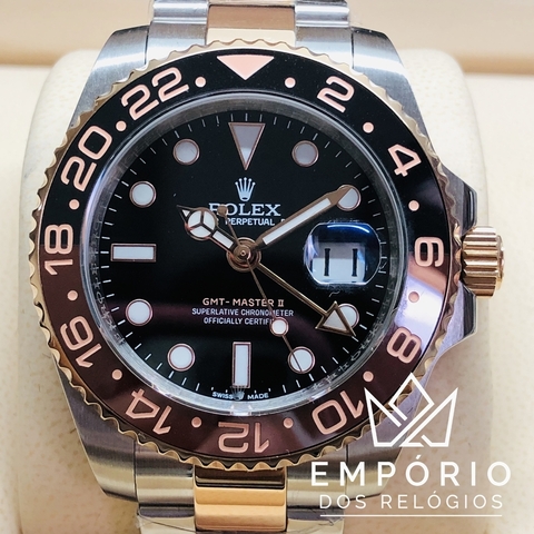 Rolex GMT-Master II Root Beer Misto Everose
