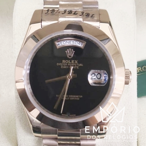 Rolex Day-Date 36 Preto Everose