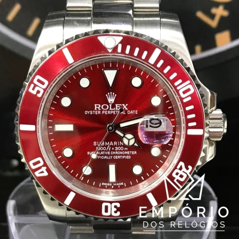 Rolex Submariner Date Vermelho