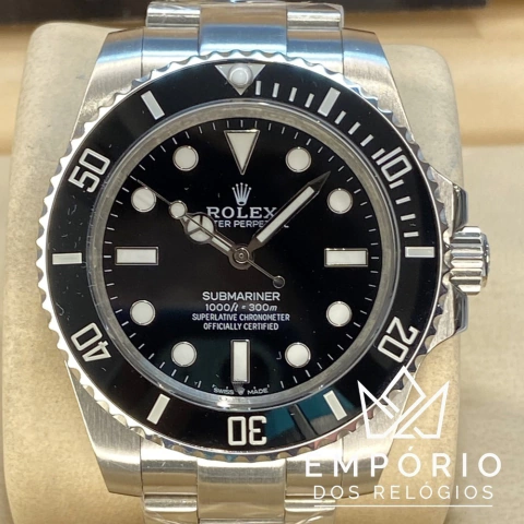 Rolex Submariner No Date Preto