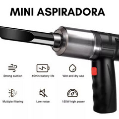 Imagen de Mini aspiradora recargable inalámbrica