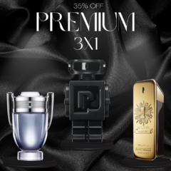 3x1 Combo perfume ALTA GAMA. PHANTOM BLACK - ONE MILLION - INVICTUS