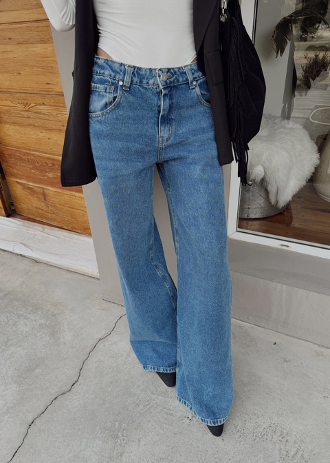 JEANS WIDE CLASICO ISOSTASIA - comprar online
