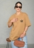 Camiseta Oversized Premium Is 53.5 - Caramelo