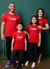 Camiseta Infantil Família Vermelho - Consagra Tshirts