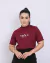 Blusa Gola Alta Feita De Fé Marsala - comprar online