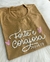 Tshirt Algodão Premium Forte E Corajosa Caramelo