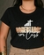 Tshirt Algodão Premium Conectados Com Cristo Preto na internet