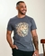Camiseta Masculina Ele Vive Cinza - comprar online
