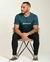 Camiseta Masculina Jesus Salva Verde Petróleo - loja online