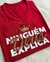 Blusa Bordada Deus Vermelho na internet
