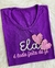 Blusa Bordada Ela é Toda Feita De Fé Roxo - comprar online
