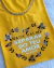 Blusa Bordada Nada Vai Me Separar Amarelo na internet