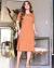 Imagem do Vestido Babado Deus me Encontrou - Marrom Claro