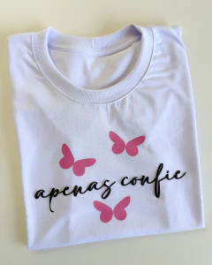 Tshirt Algodão Premium Apenas Confie - Branco - comprar online