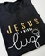 Tshirt Algodão Premium Jesus Luz Preto - comprar online