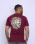 Camiseta Masculina Ele Vive Marsala