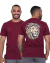 Camiseta Masculina Ele Vive Marsala - comprar online