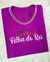 Blusa Bordada Filha Do Rei Fúcsia