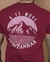 Camiseta Masculina A Fé Move Montanhas Marsala - loja online