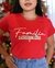 Tshirt 100% Algodão Família Vermelho - comprar online