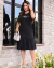 Vestido Babado Jesus é a Minha Luz - Preto - comprar online