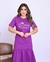 Vestido Babado Filha Do Rei Fucsia - loja online