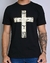 Camiseta Masculina Cruz Leão Preto - comprar online