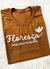 Tshirt Algodão Premium Floresça Terracota - Consagra Tshirts