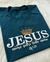 Tshirt Algodão Premium Jesus Ef. 1.21 Verde Petróleo - comprar online