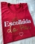 Tshirt Algodão Premium Escolhida Do Pai Vermelho - comprar online