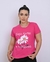 Tshirt Algodão Premium Corajosa Flor Pink - Consagra Tshirts