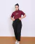 Blusa Gola Alta Feita De Fé Marsala - loja online