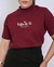 Blusa Gola Alta Feita De Fé Marsala - comprar online