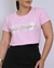 Tshirt Algodão Premium Floresça Rosa - comprar online