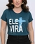 Tshirt Algodão Premium Ele Virá Azul Petróleo - comprar online