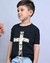 Camiseta Infantil Cruz Leão Preto - comprar online