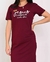 Vestido Algodão Jesus Amado Marsala - comprar online