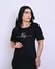 Vestido Babado Seja Luz Preto - comprar online