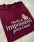 Tshirt Algodão Premium Nada é Impossível Marsala na internet