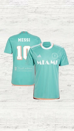 CAMISETA INTER MIAMI VERDE MESSI - MundoAfa