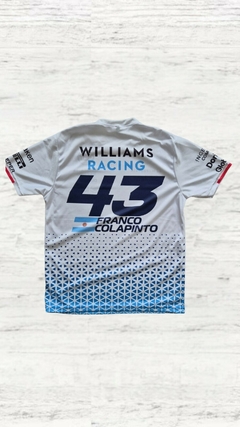 REMERA COLAPINTO F1 BLANCA O AZUL - comprar online