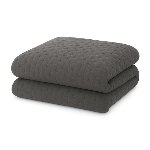 Cover puntos c/ funda Queen Gris Oscuro - comprar online