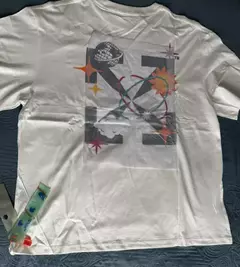 Camiseta Of White Big Bookish Skate
