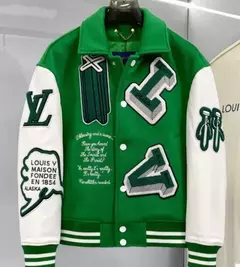 Jaqueta LV Varsity na internet