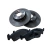Kit Disco Freio + Pastilhas Dianteira Argo Mobi Palio Uno Grand Siena Novo 208.0