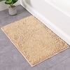 Alfombra Super Absorbente baño / Beige / marron claro / marron oscuro